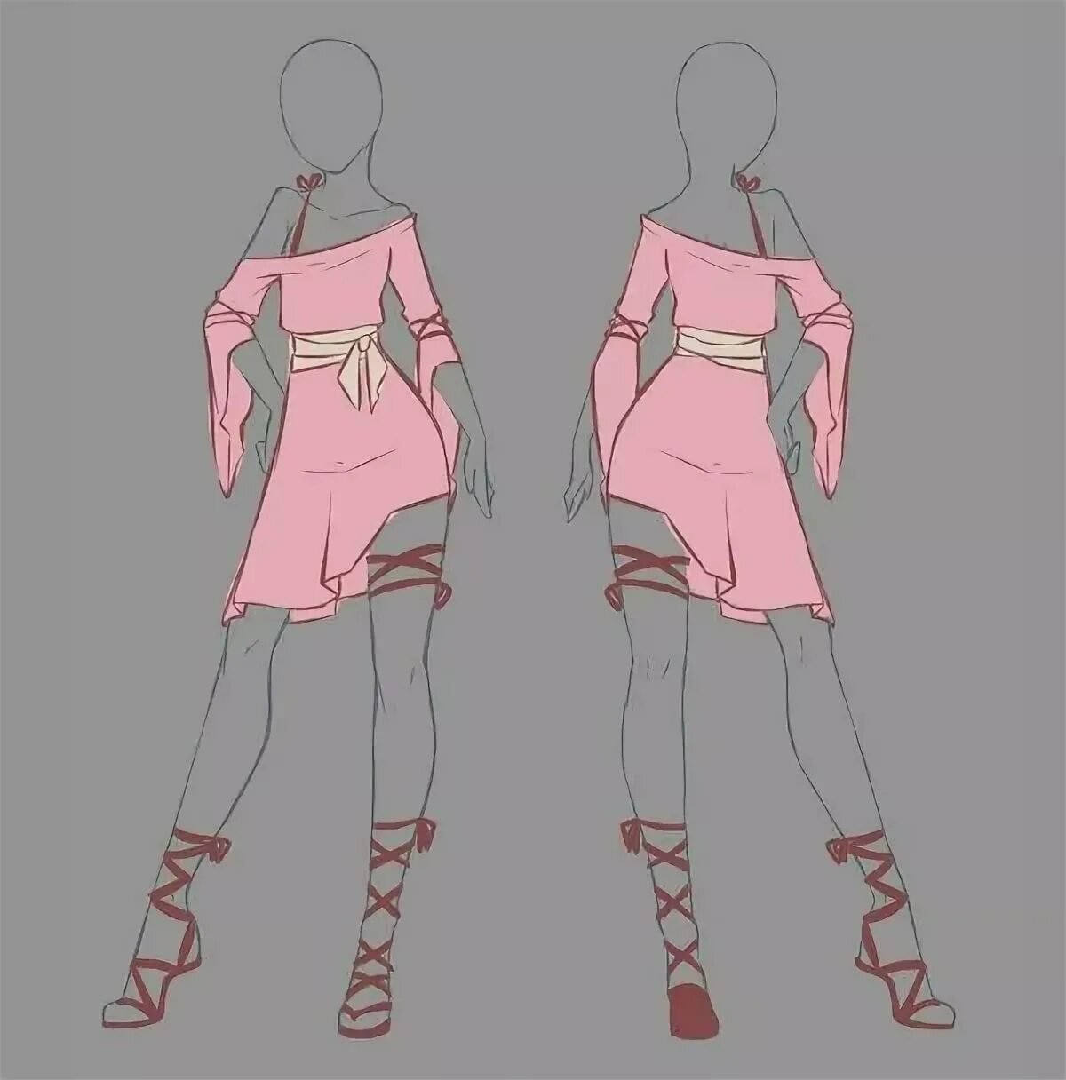 Одежда для рисованиядевушеу