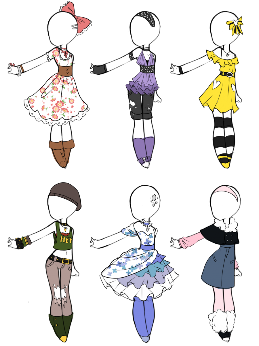 Дизайнерская одежда аниме