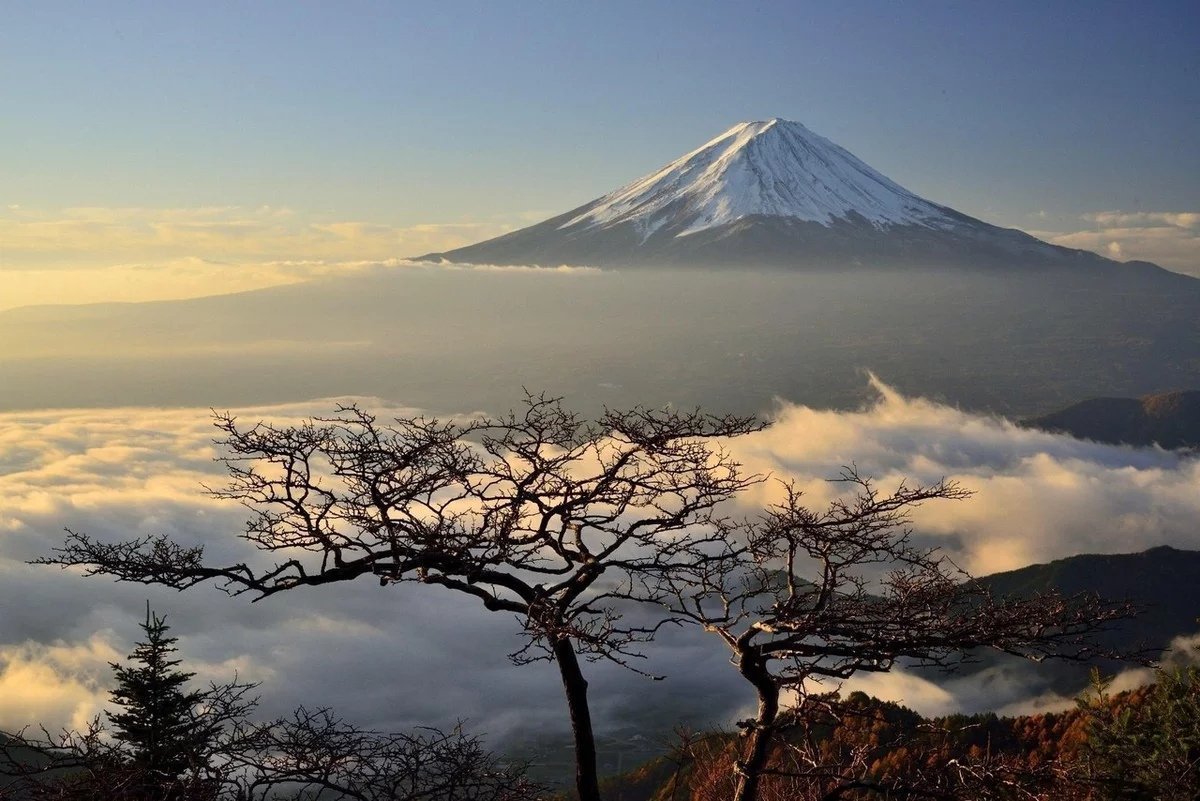 Гора Фудзияма в Японии