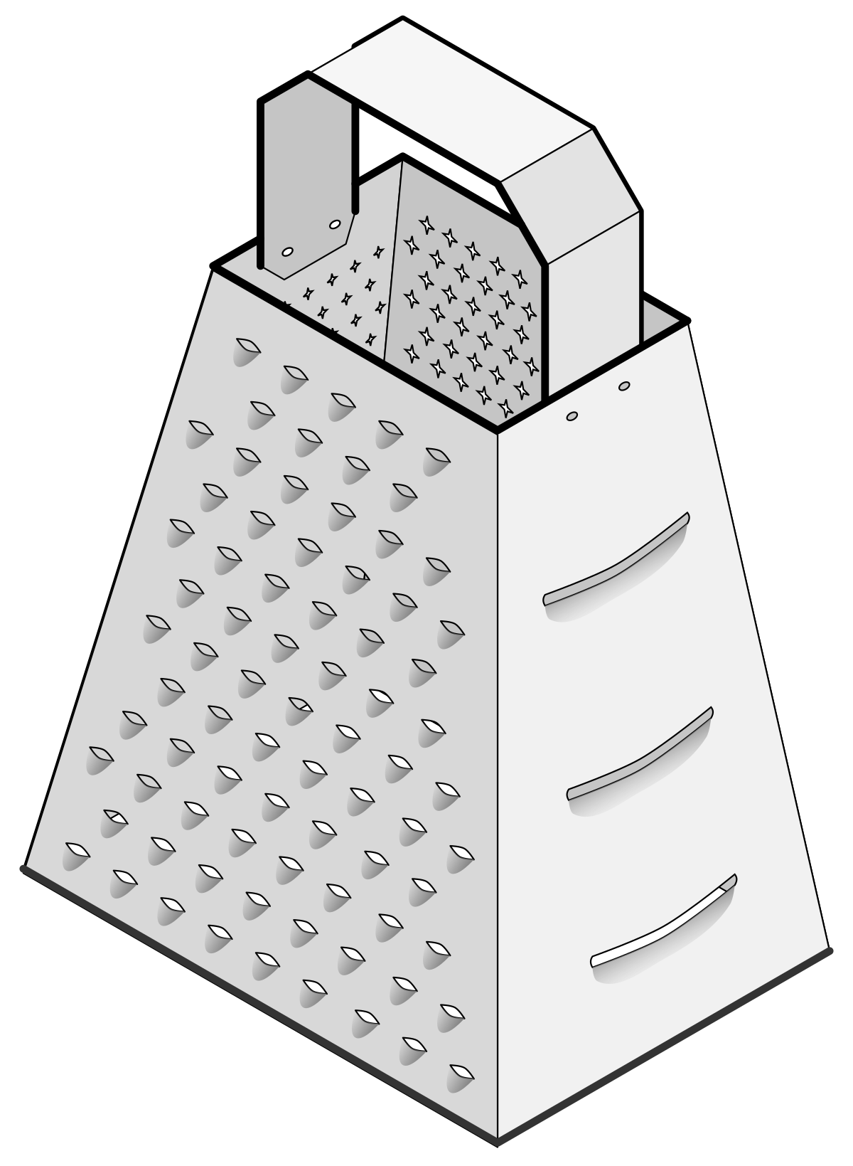 Терка на прозрачном фоне