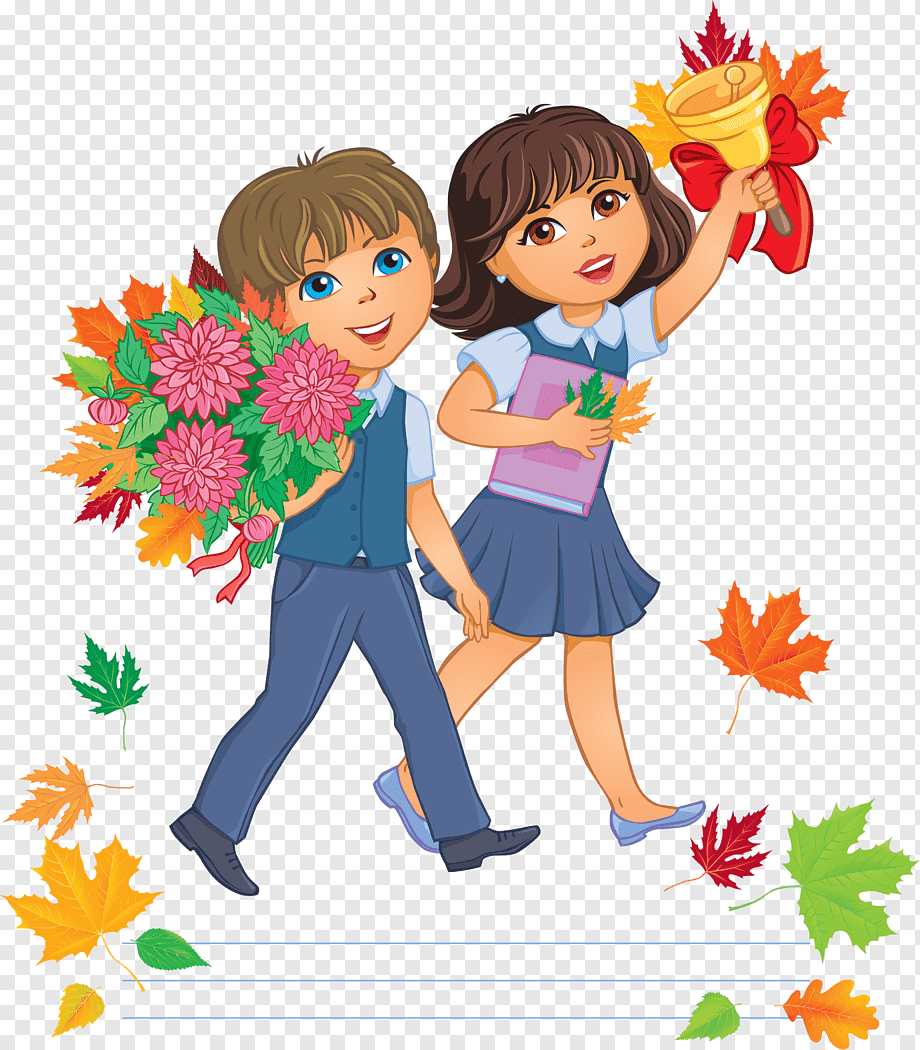 Школьники первоклашки рисунок