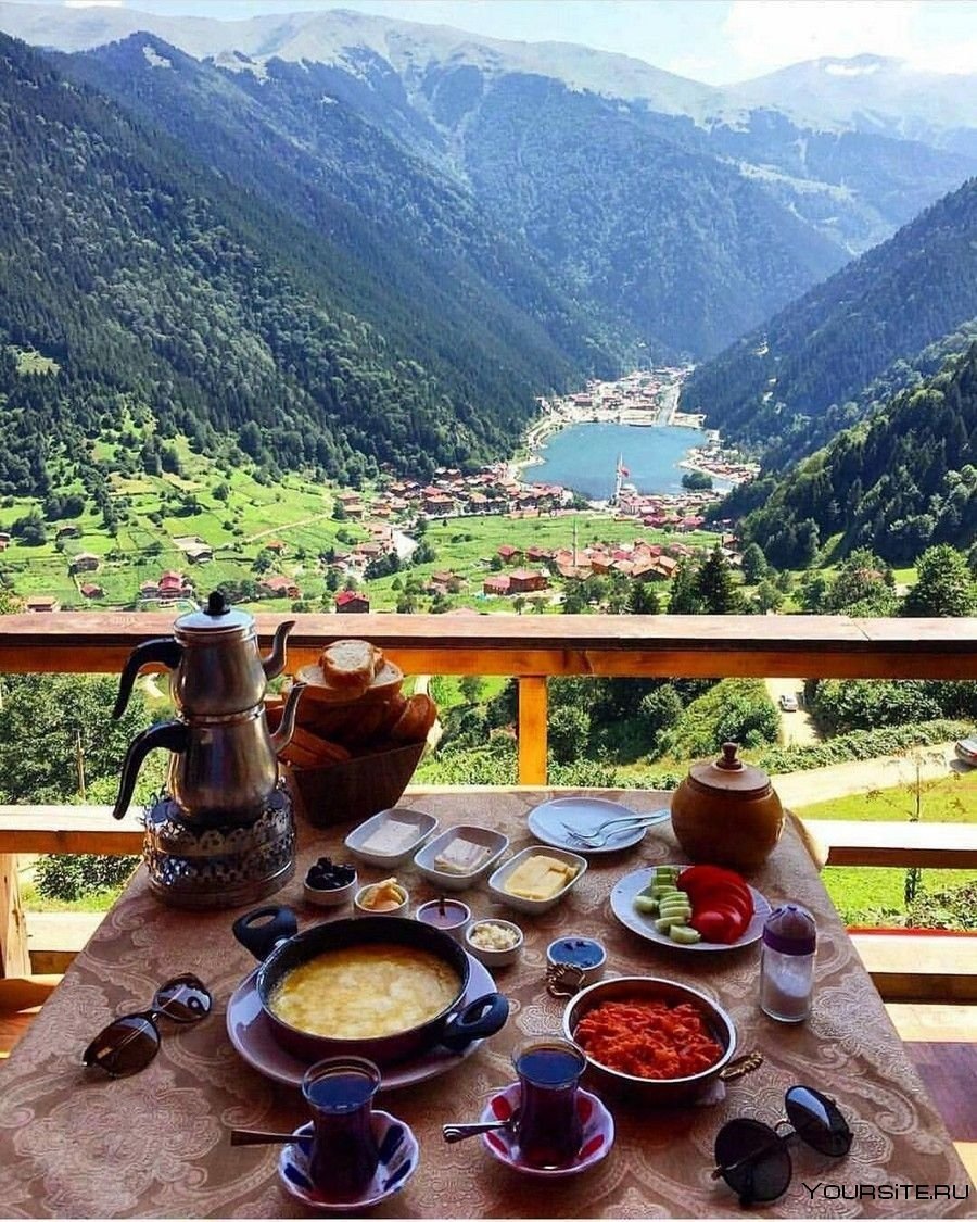 Trabzon Uzungöl завтрак