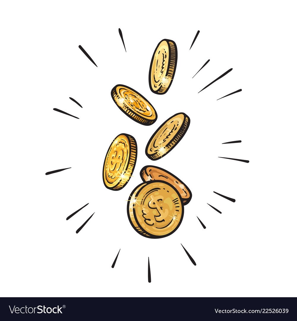 Монетка иллюстрация