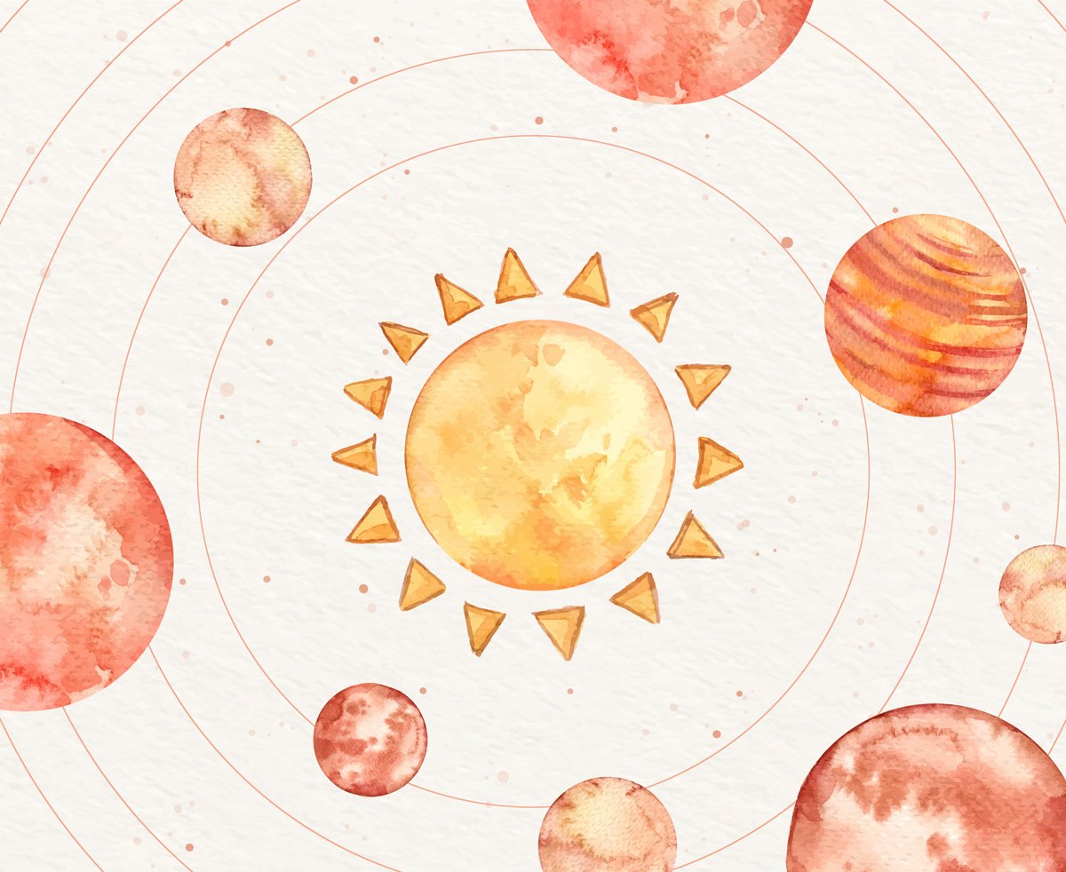 Планеты для детей печать