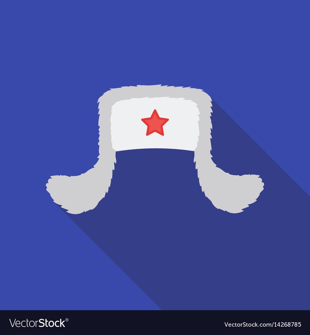 Русская шапка ушанка раскраска