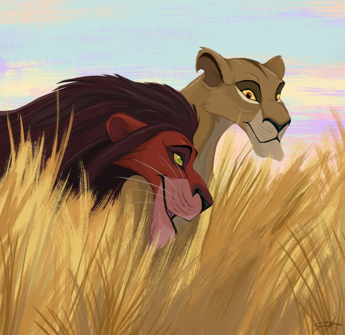 Король Лев 2 Зира и шрам