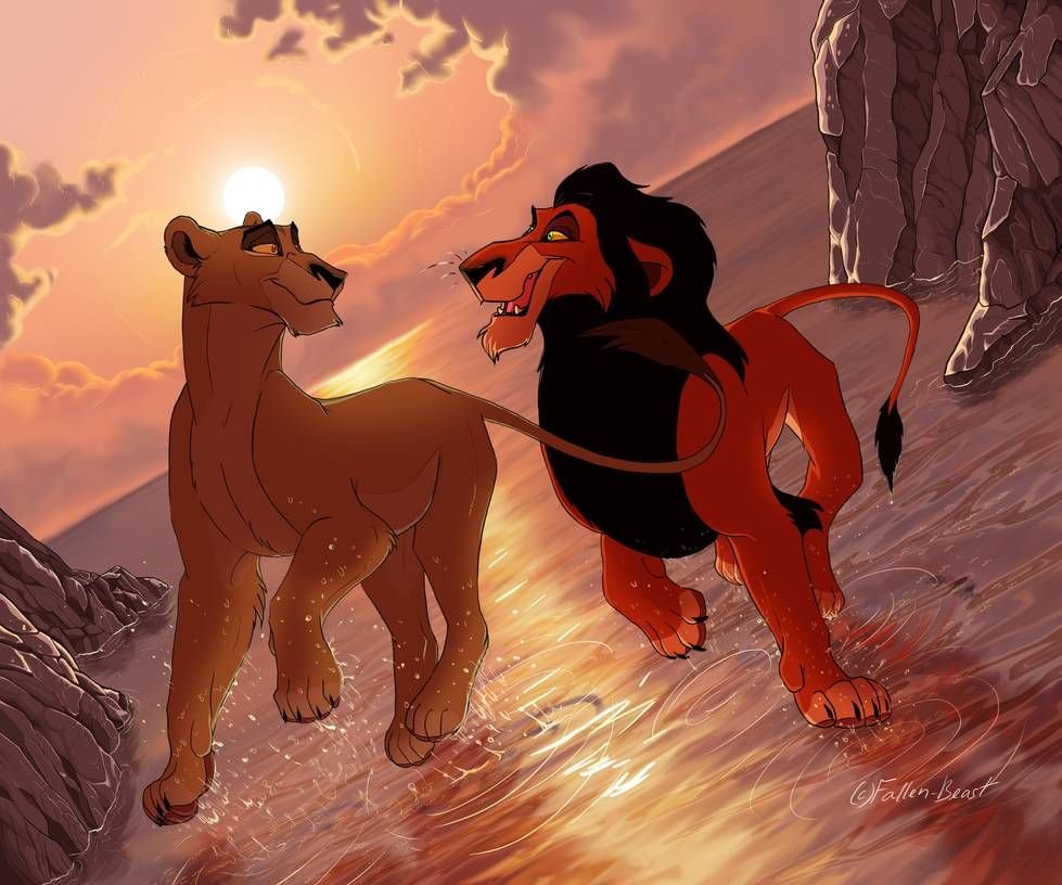 Король Лев шрам и Зира