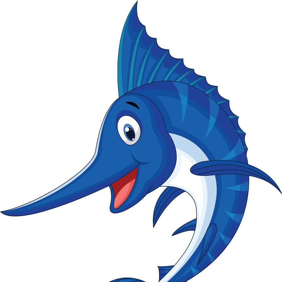 Рыба меч вектор