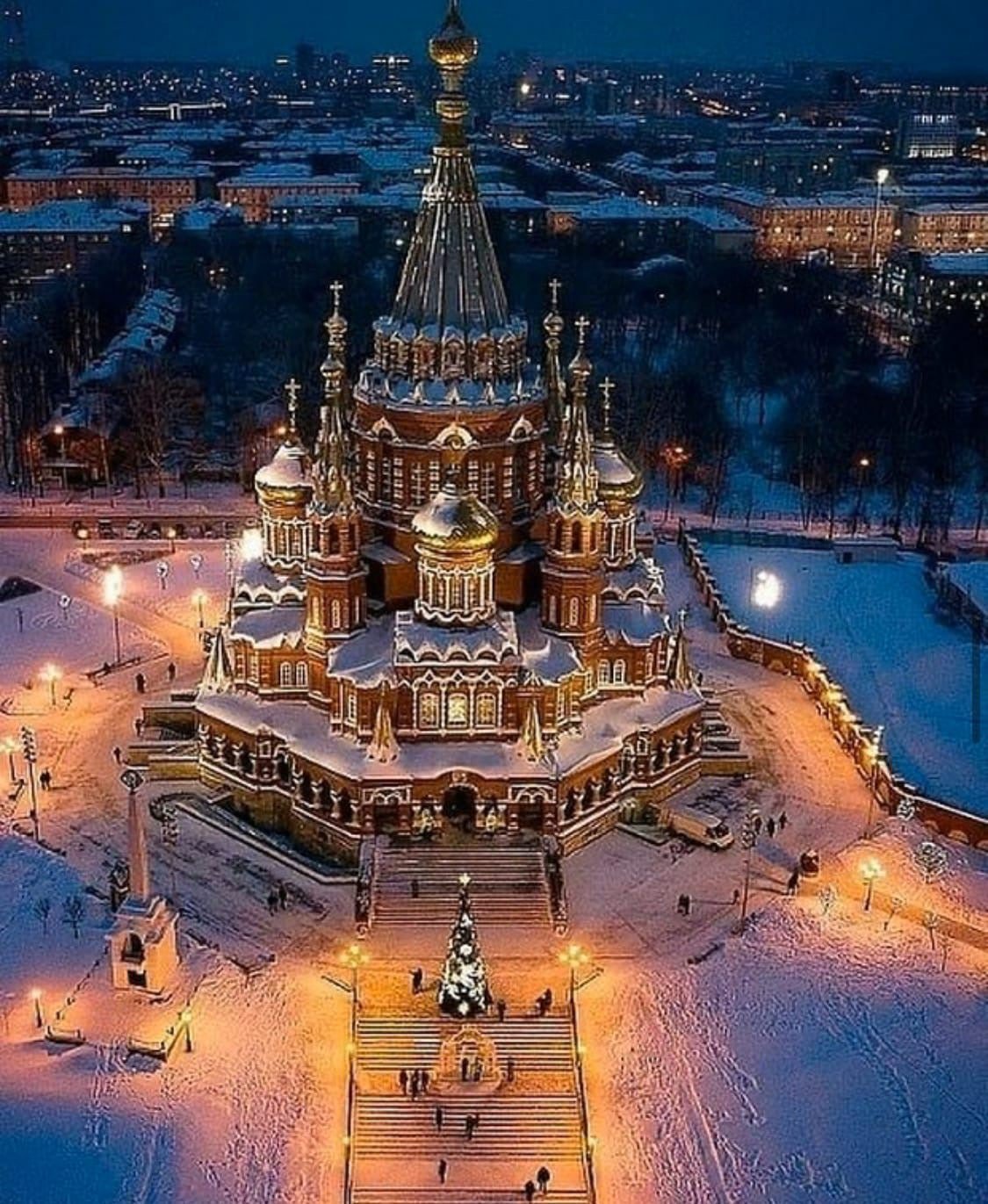 Свято Михайловский собор Ижевск зима