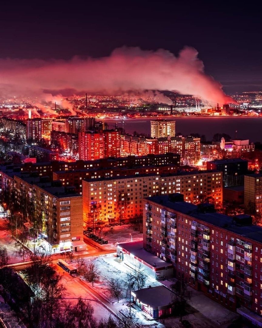 Ижевск ночью