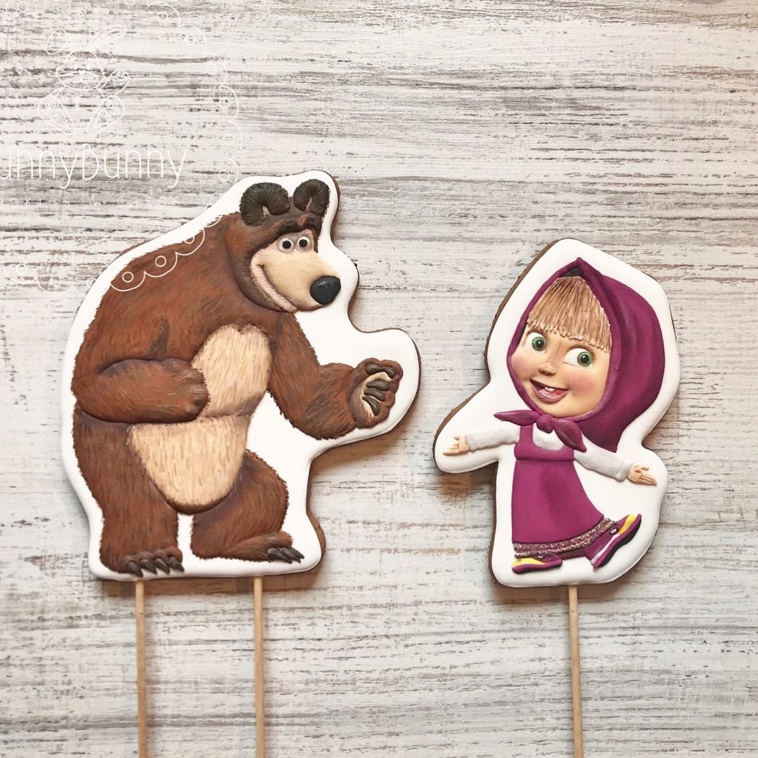 Пряники Маша и медведь