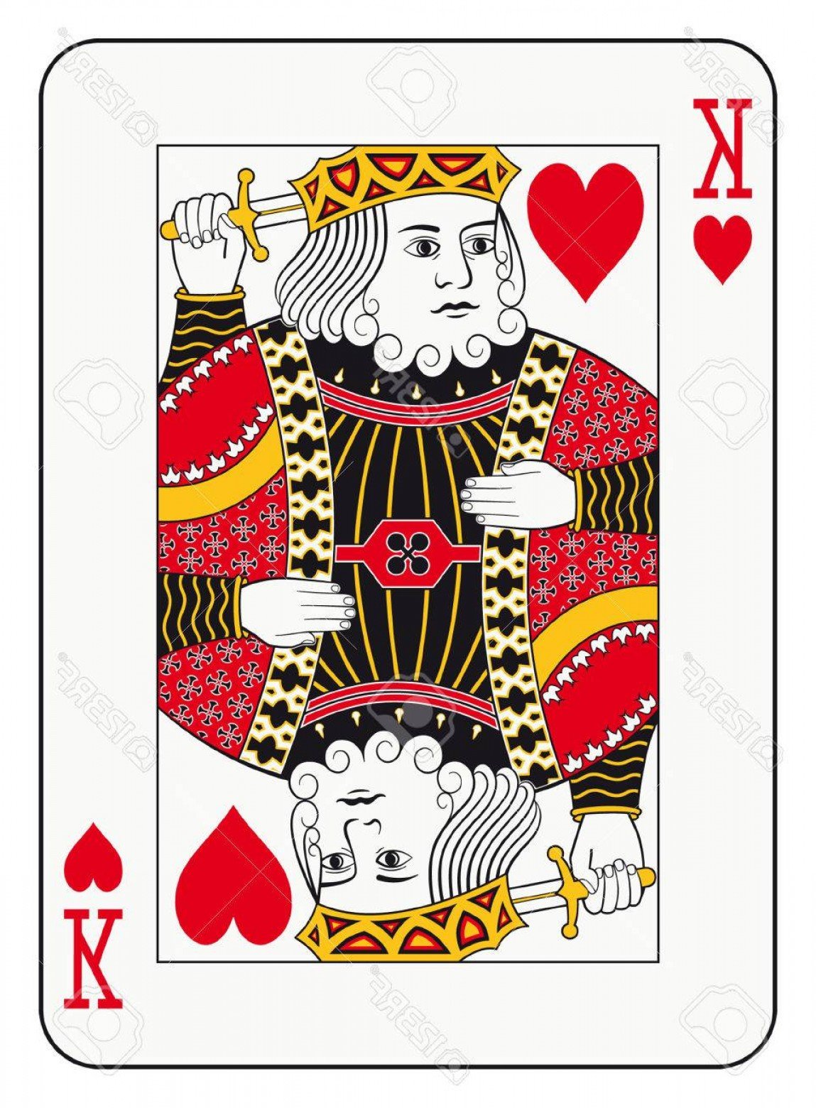 Карта Король черви