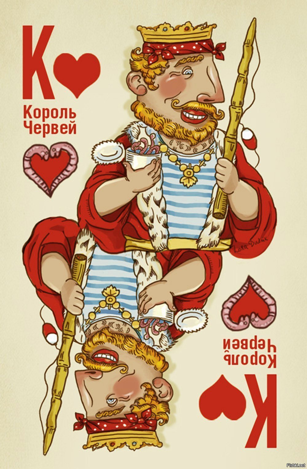 Карта Король червей