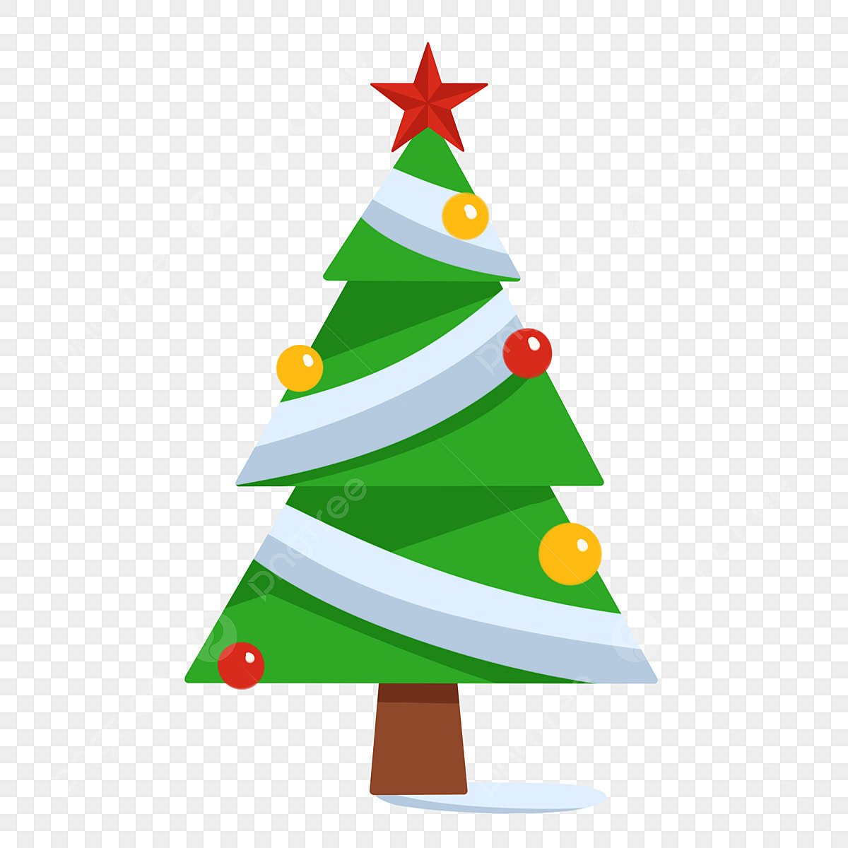 Новогодняя елка мультяшная