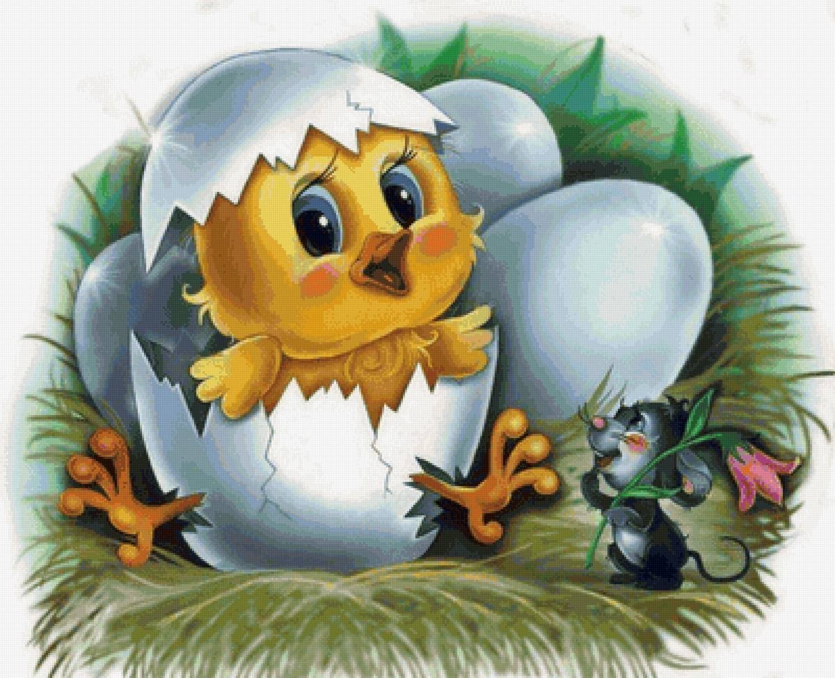 Цыпленок в скорлупе