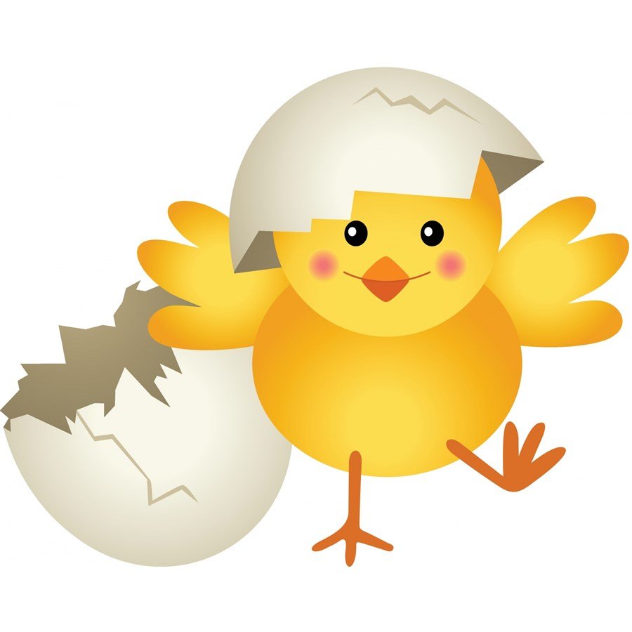 Цыпленок в яйце для детей