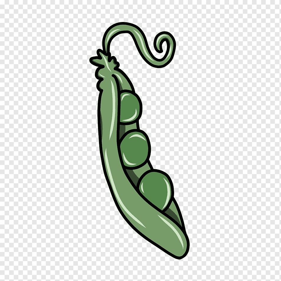 Зеленый горошек мультяшный