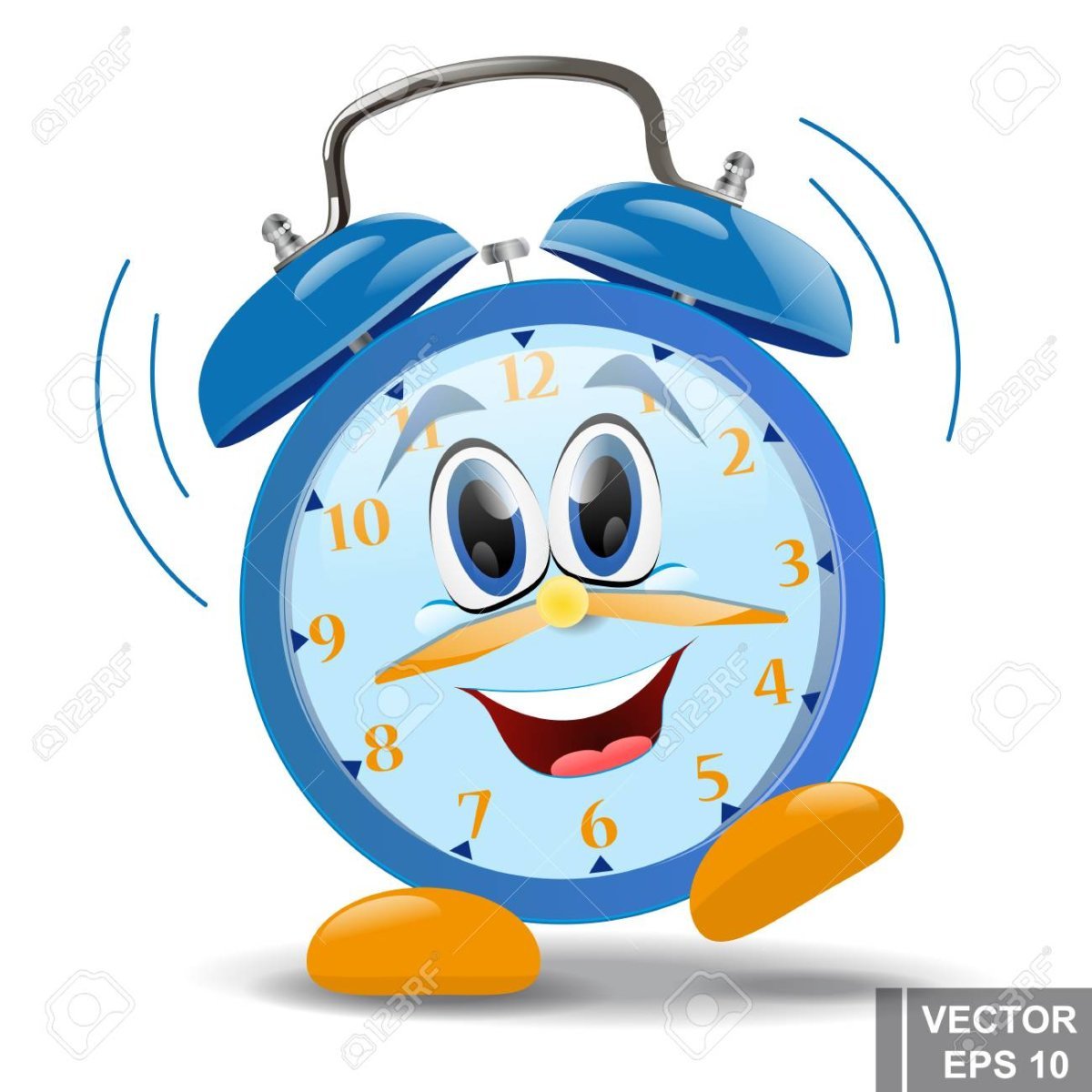 Будильник с глазками