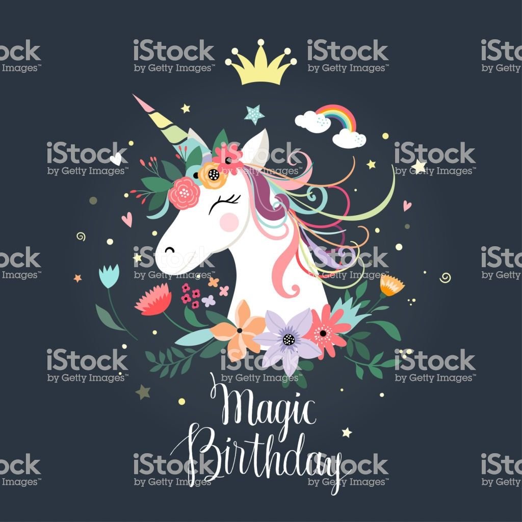 Цветы с днем рождения Единорог