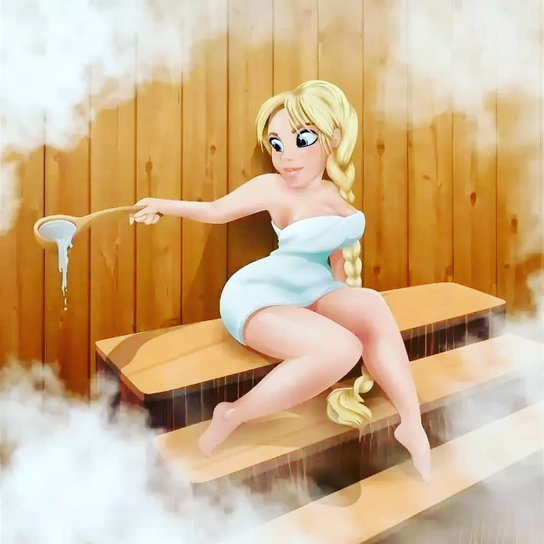 Баня рисунки смешные