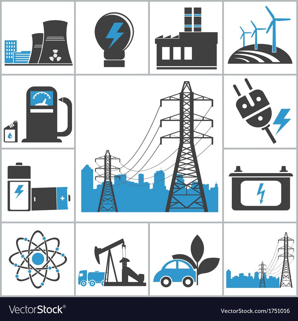 Электрическая подстанция иконка