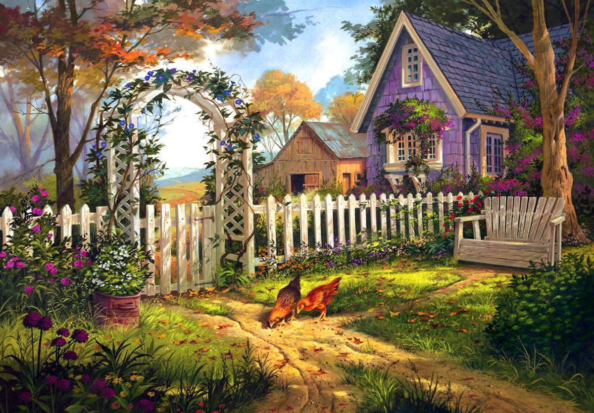 Деревенский пейзаж