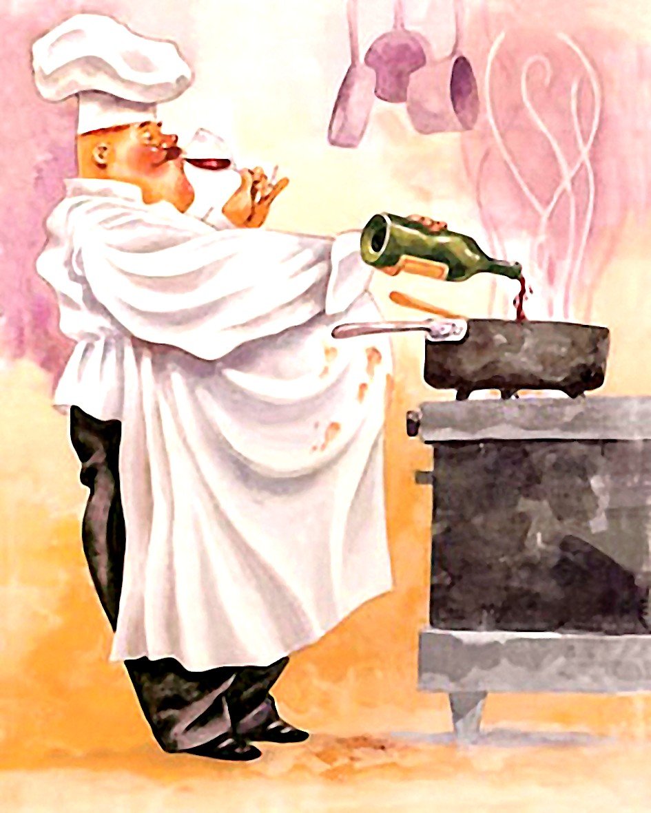 Картина повар