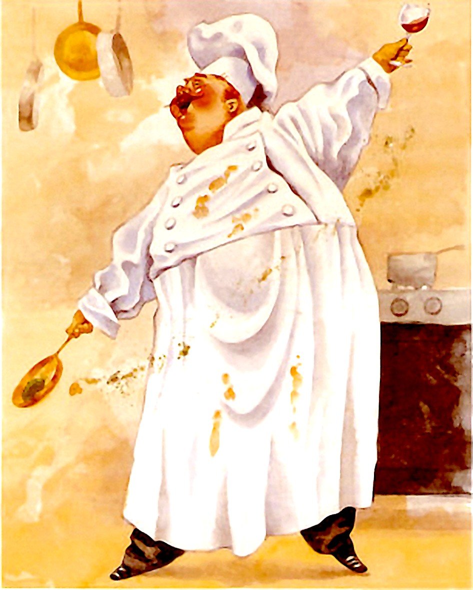 Картина повар