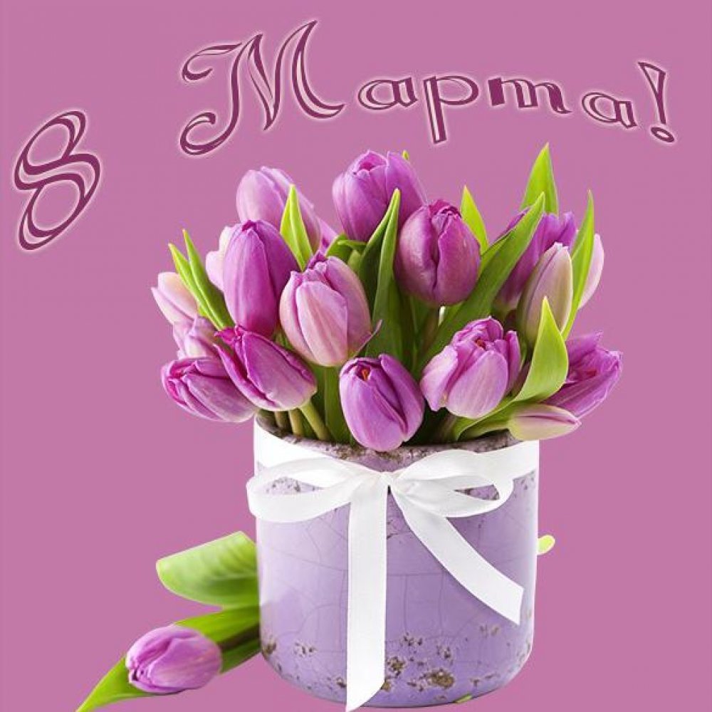 Выздоравливай с тюльпанами