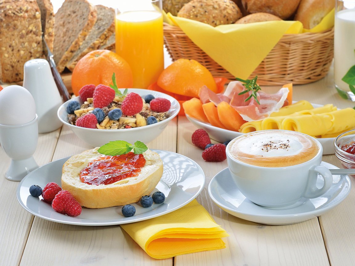 Красивый завтрак