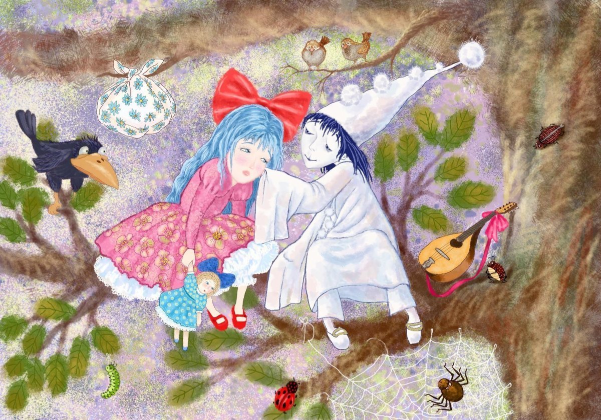 Буратино Мальвина Пьеро арт