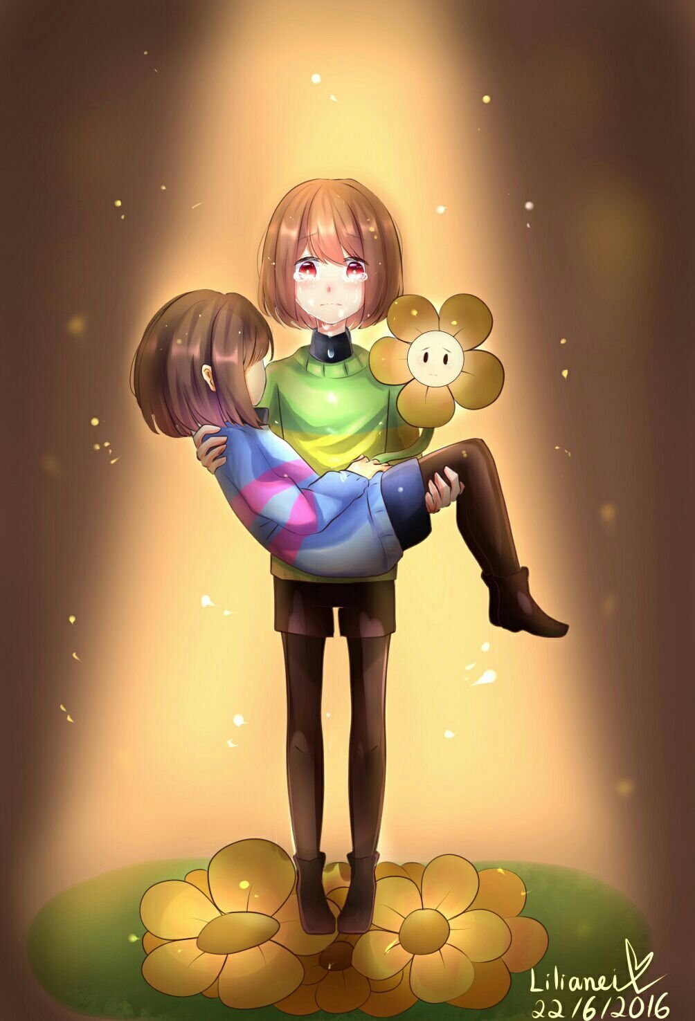 Андертейл Чара и Фриск