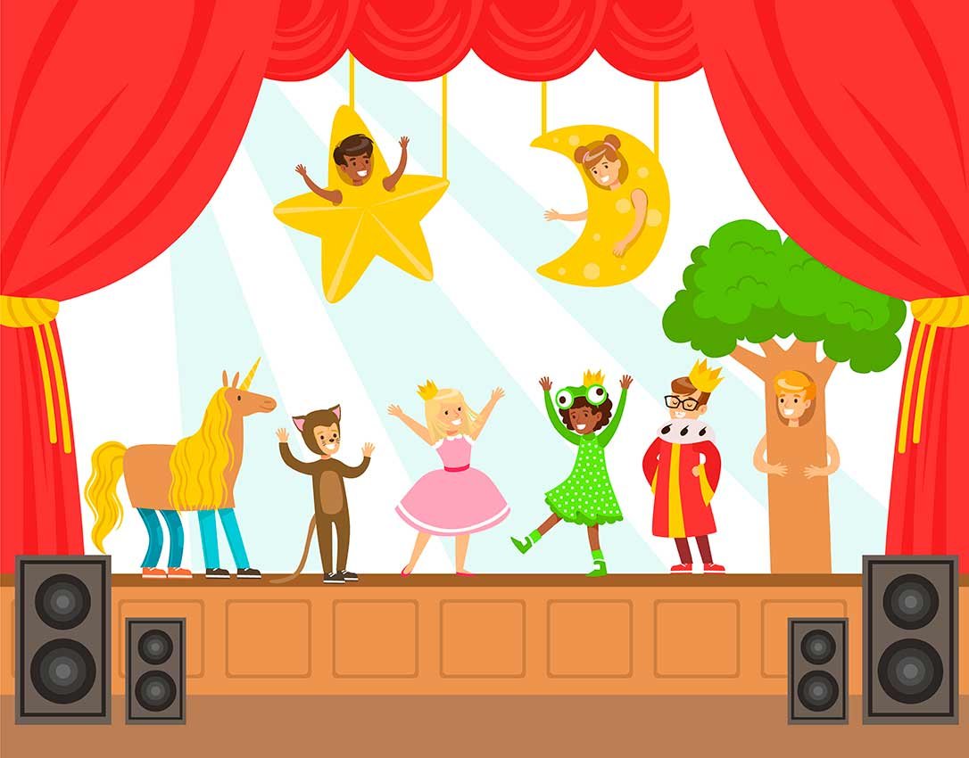 Рисунок спектакля в театре