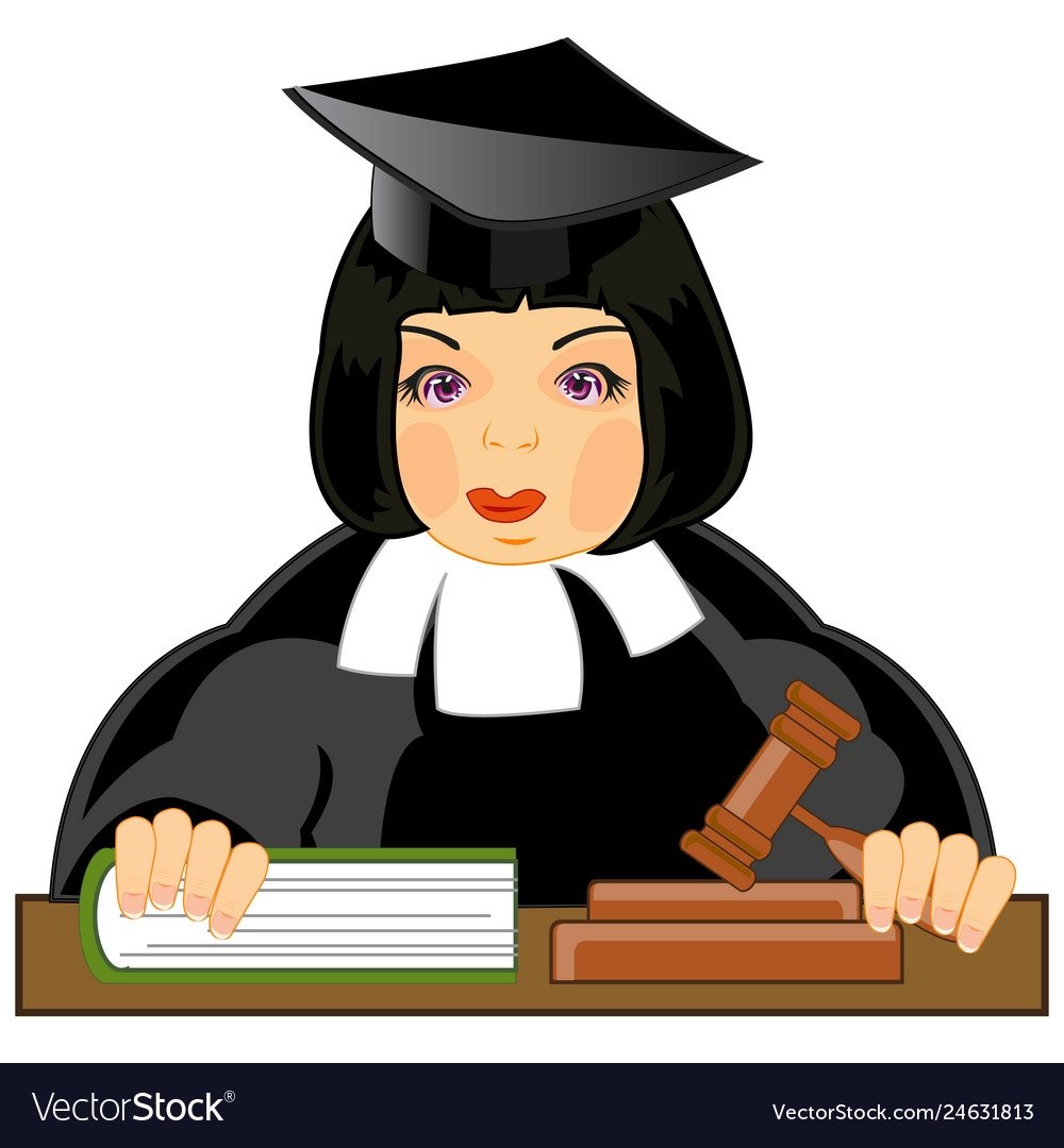 Специалист судьи его одежда