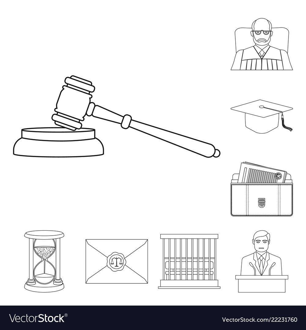 Юридические атрибуты рисунки