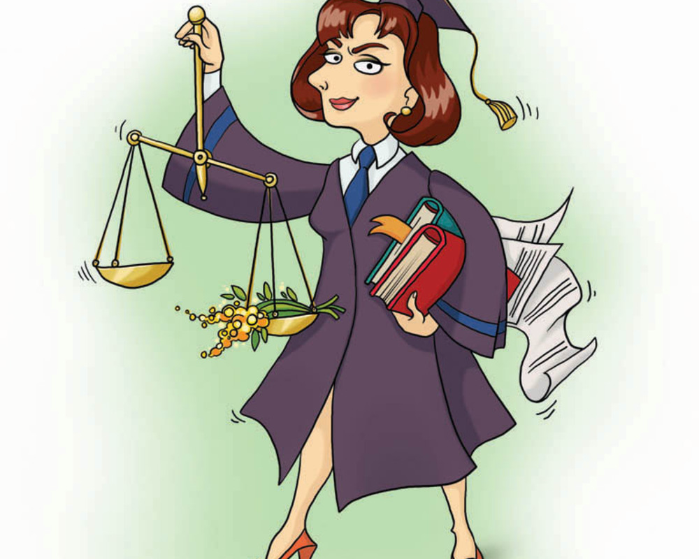 Юрист иллюстрация