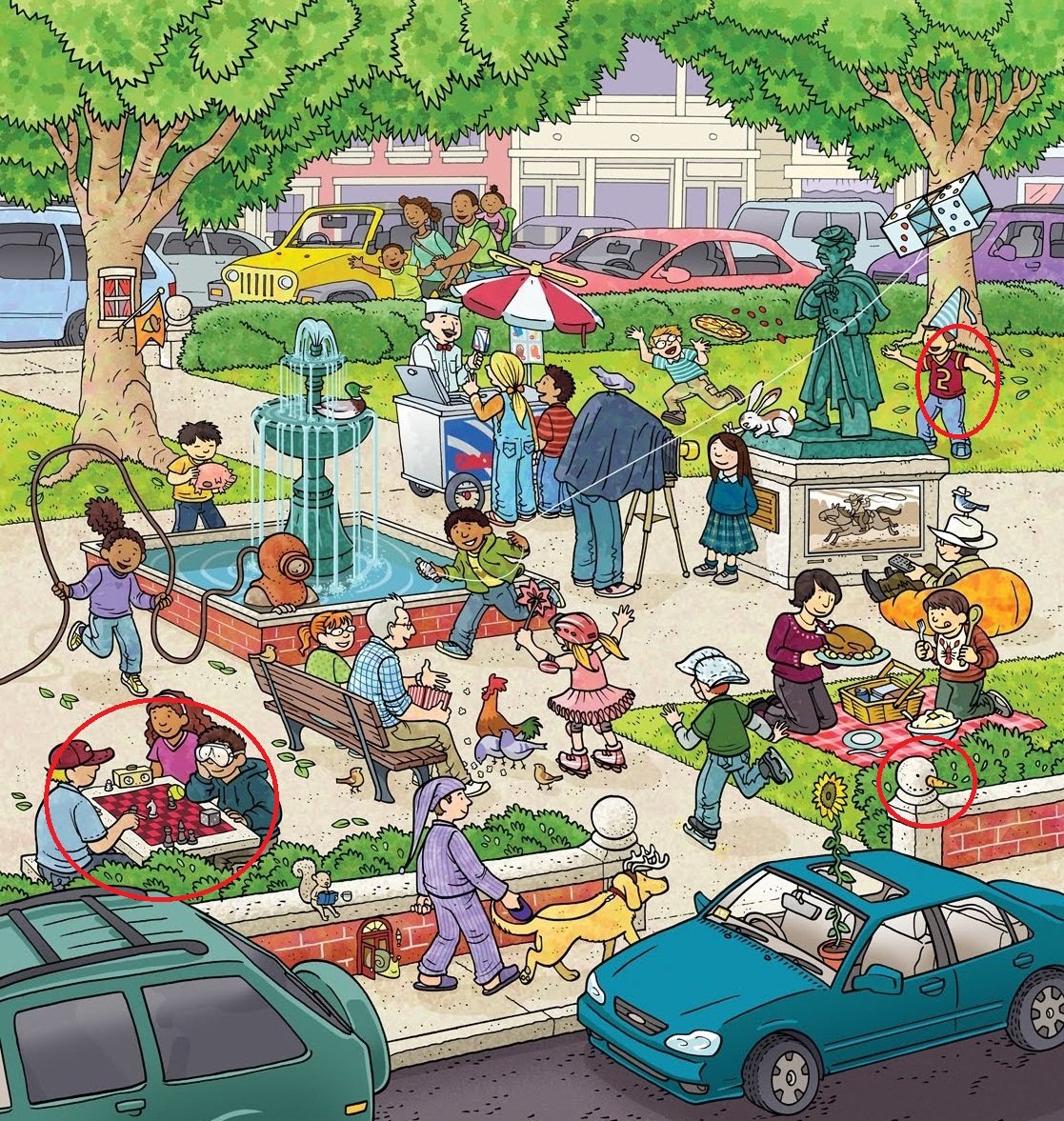 Рисунки с множеством деталей