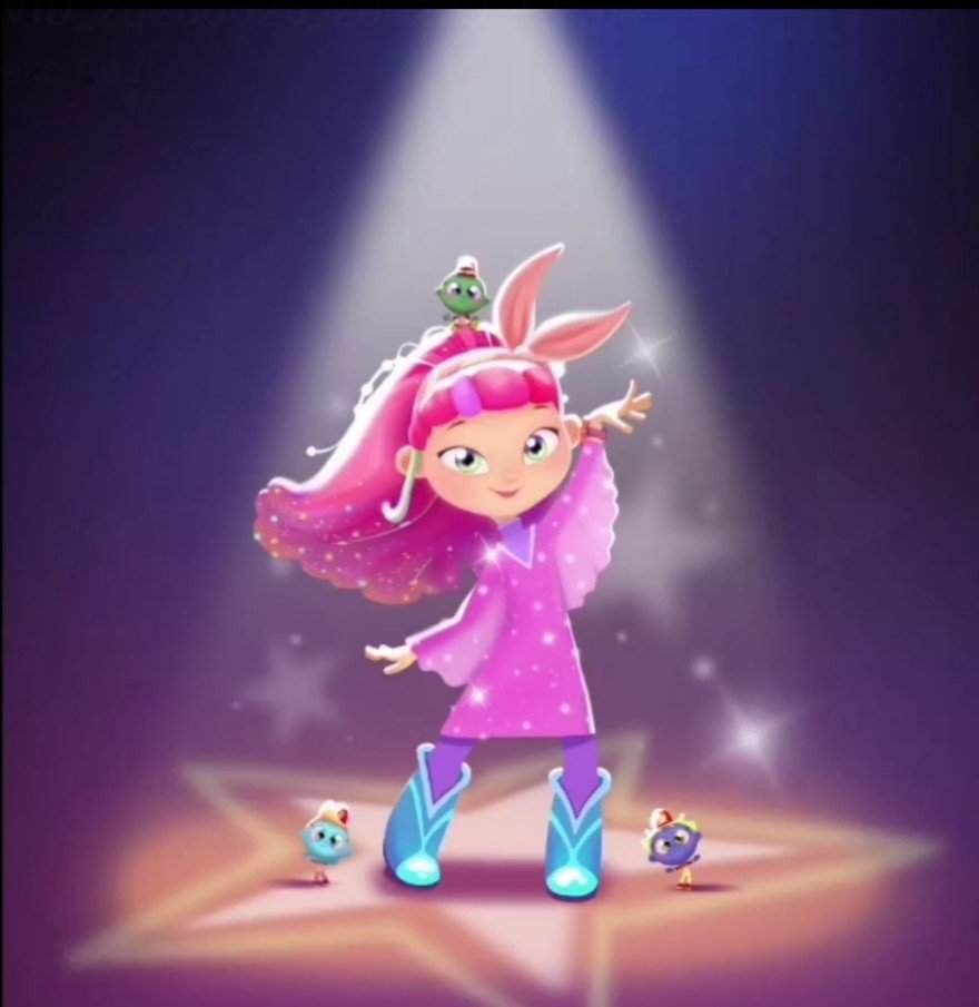 Герои мультика Катя и эф