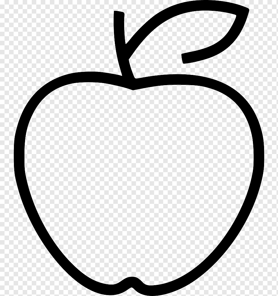 Яблоко раскраска