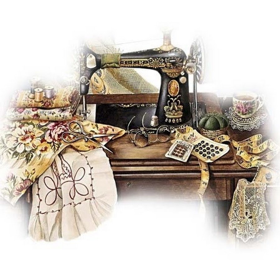 Винтажная швейная машинка