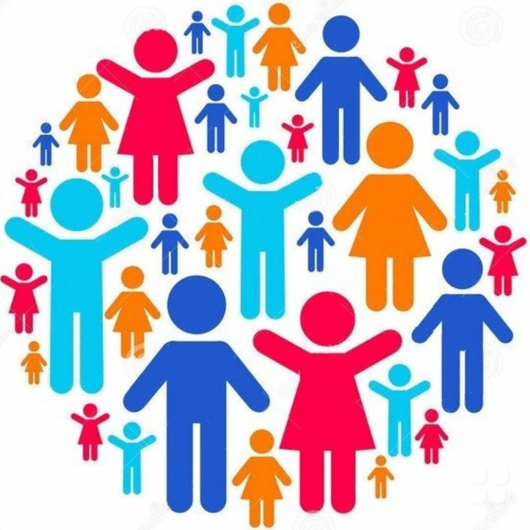 Человечки взрослые и дети