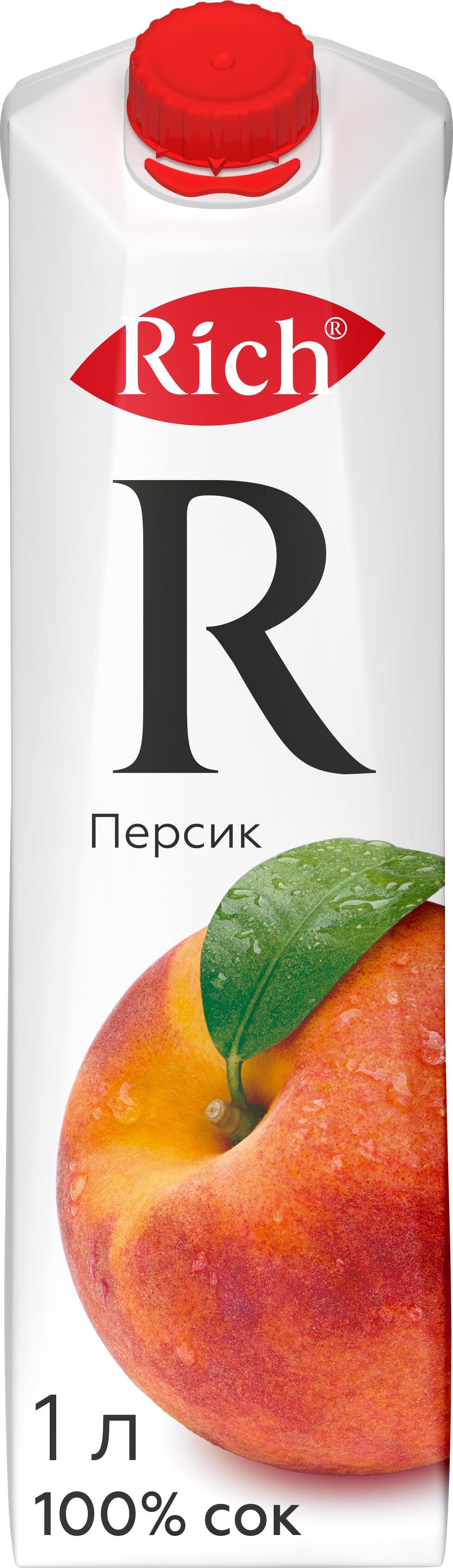 Нектар Rich/Рич персиковый 1 л.