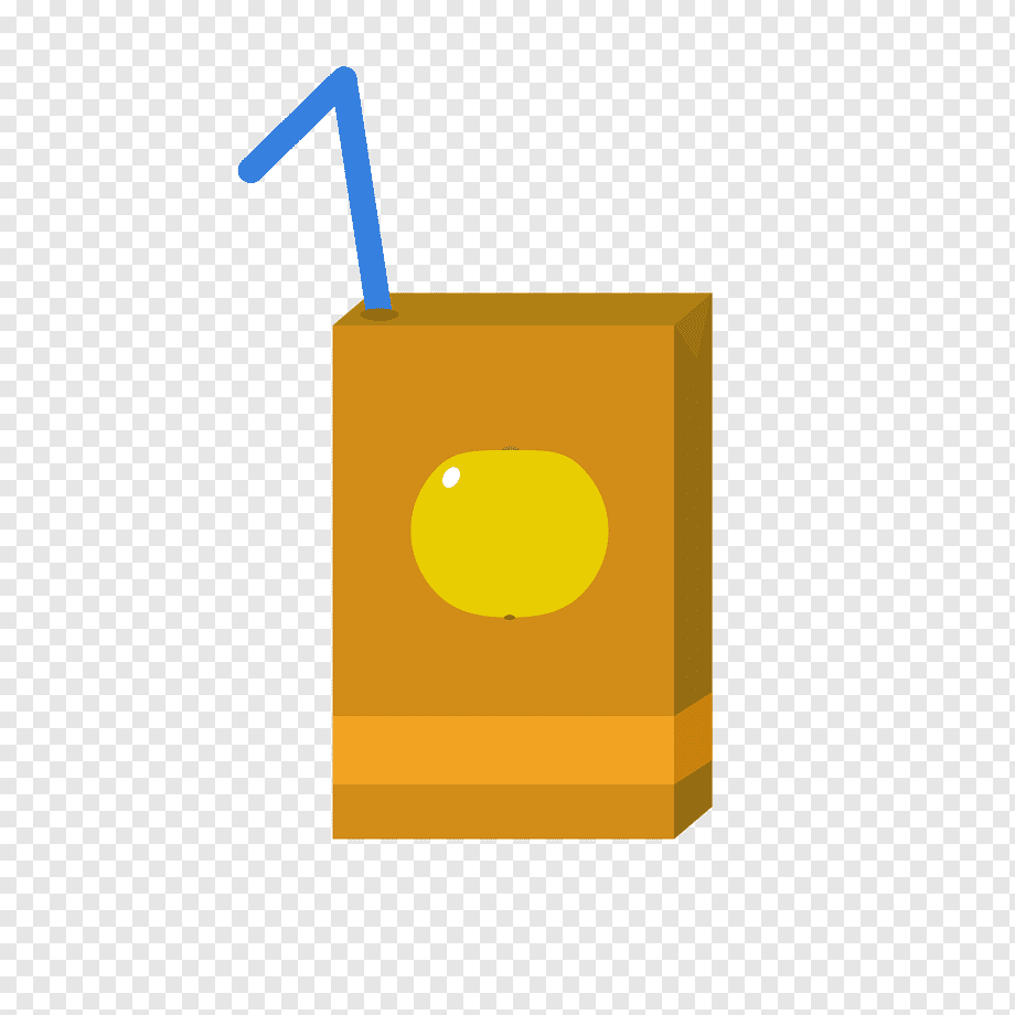 Стикер апельсиновый сок