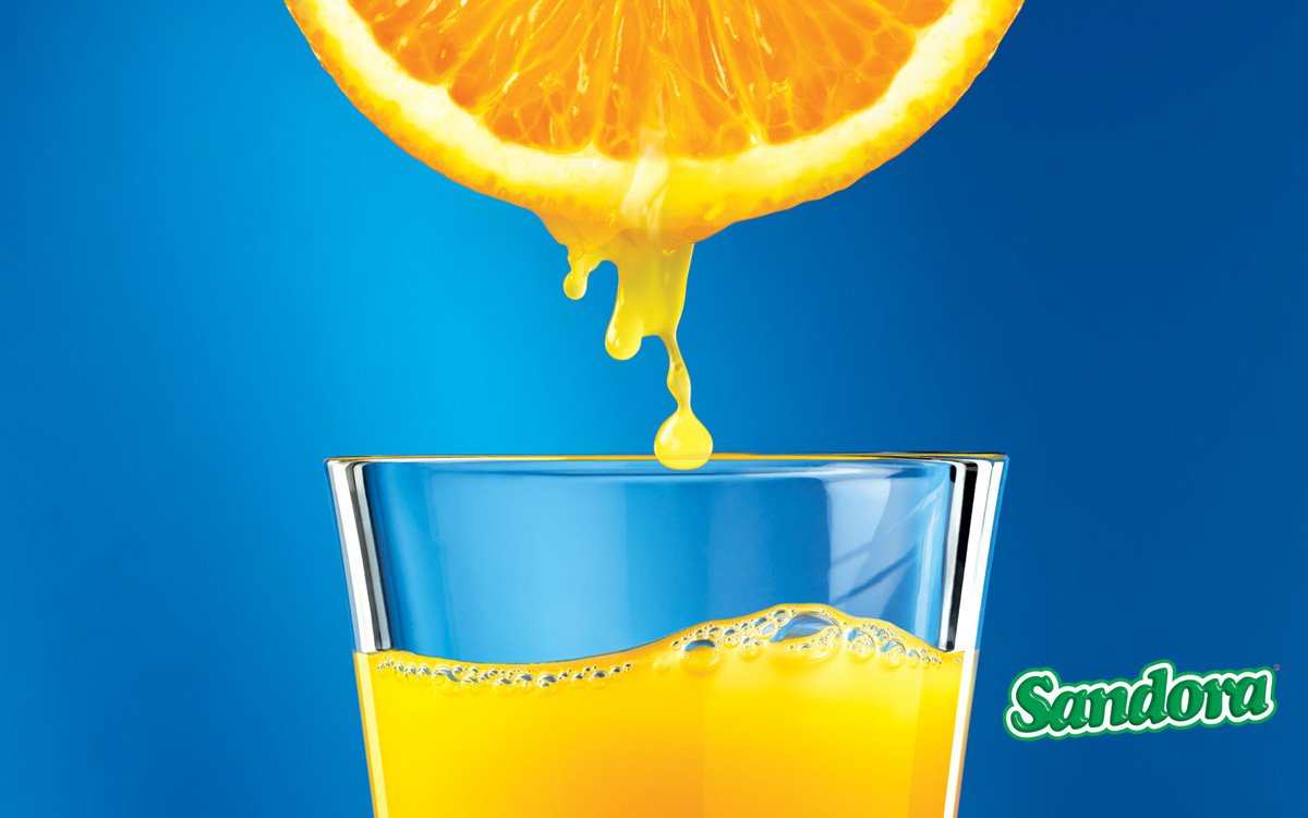 Реклама апельсинового сока