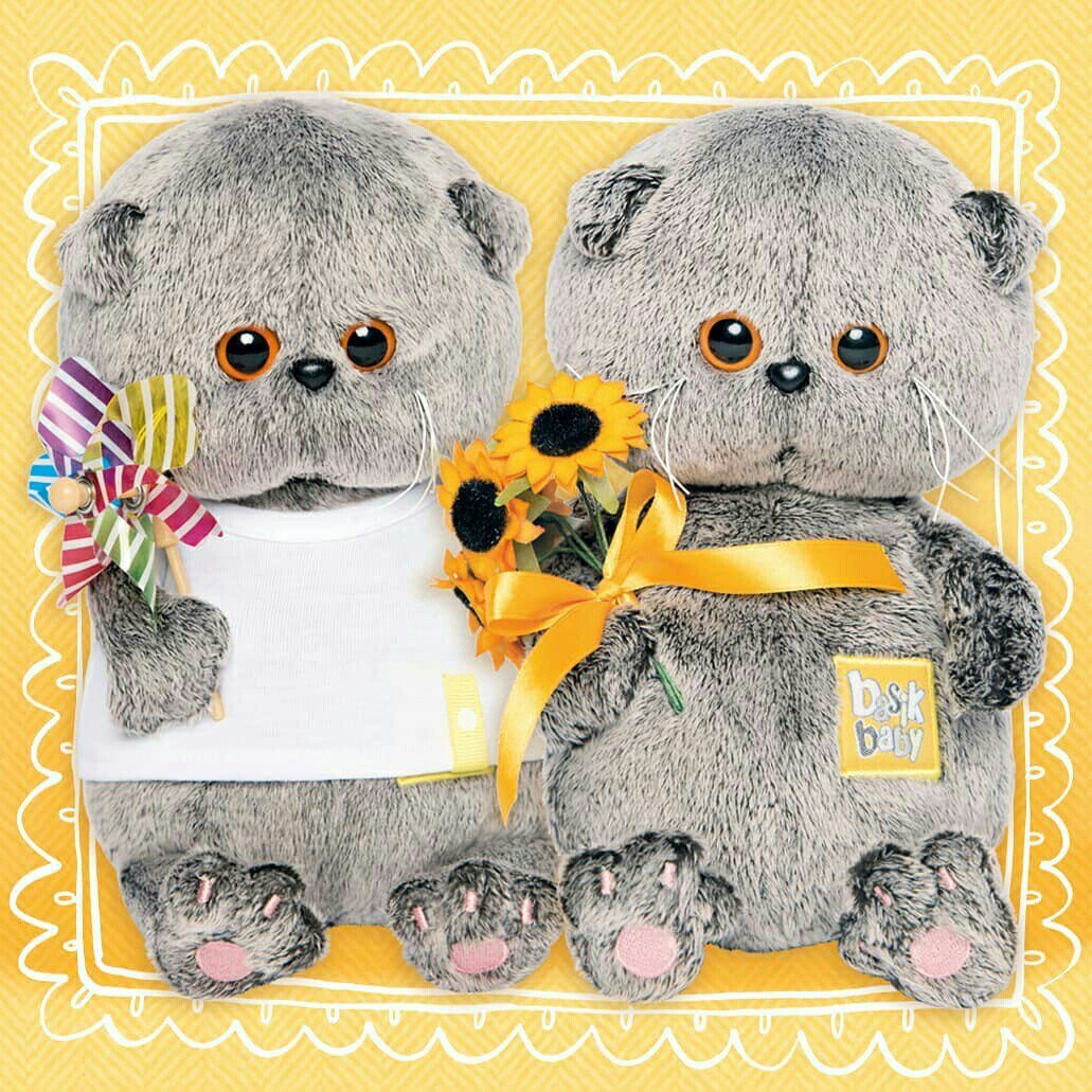 Кот Басик мультяшный