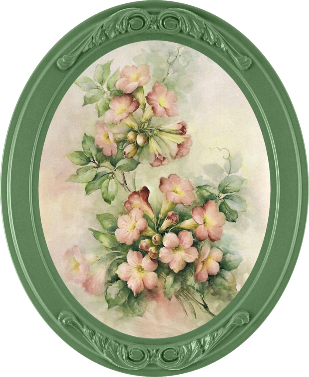 Цветы для декупажа овальные