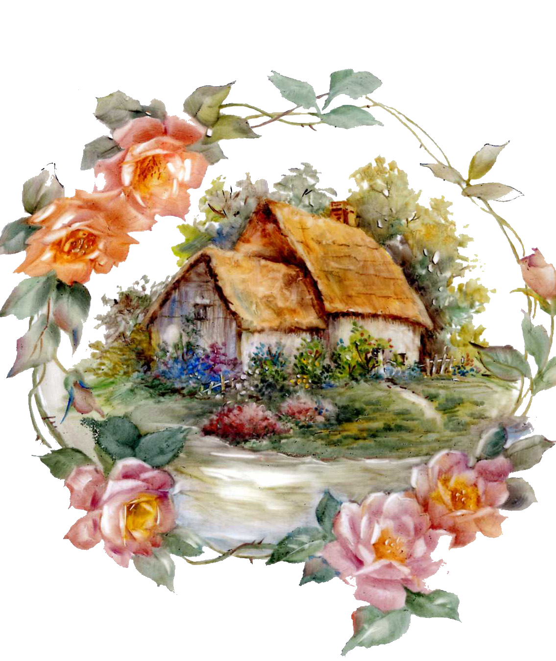 Домики для декупажа