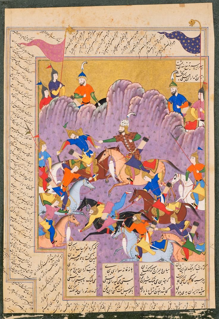 Персидская миниатюра 15 век Тимуриды