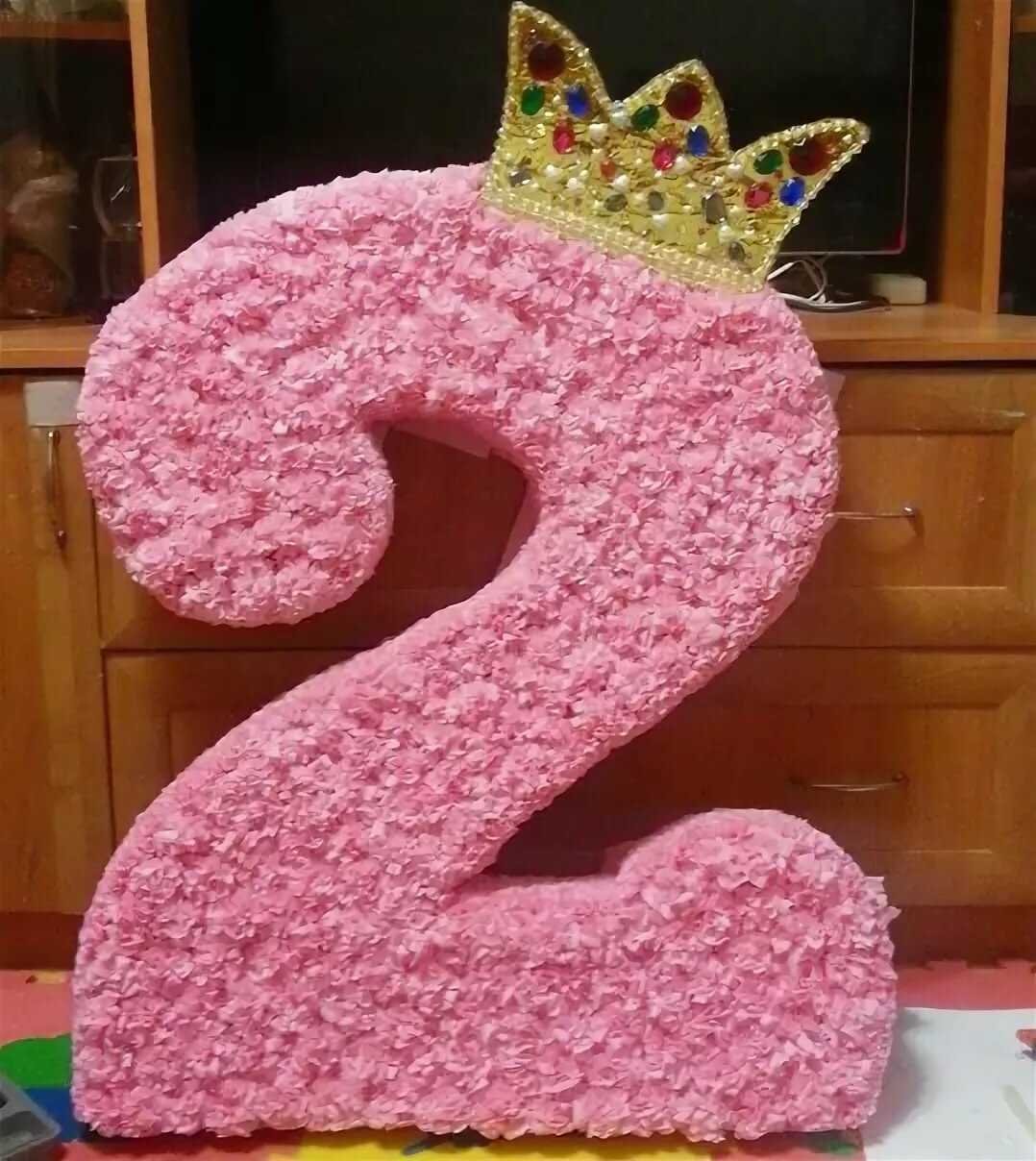 Цифры яркие для девочки