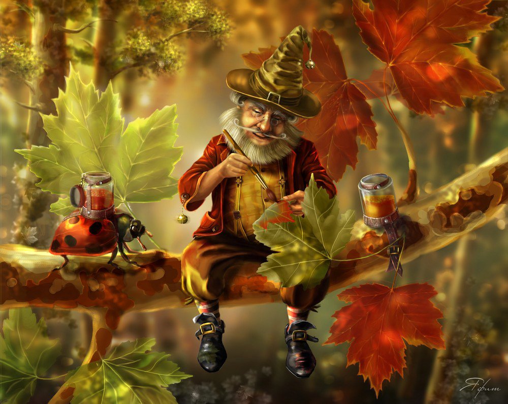 Веселый гномик